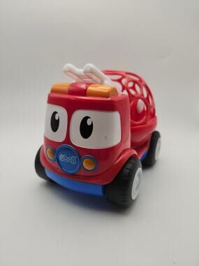 Oball Go Grippers Red Car Toy Baby Toddler Lightweight Easy Grip Vehicle 10940